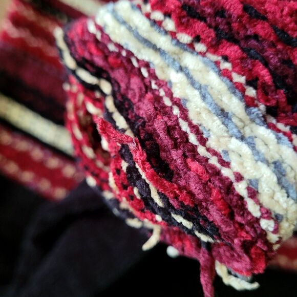 Vintage ERIKA Petite Womens Size PS Knit Cardigan Full Zip Sweater Black Stripes - Picture 3 of 16